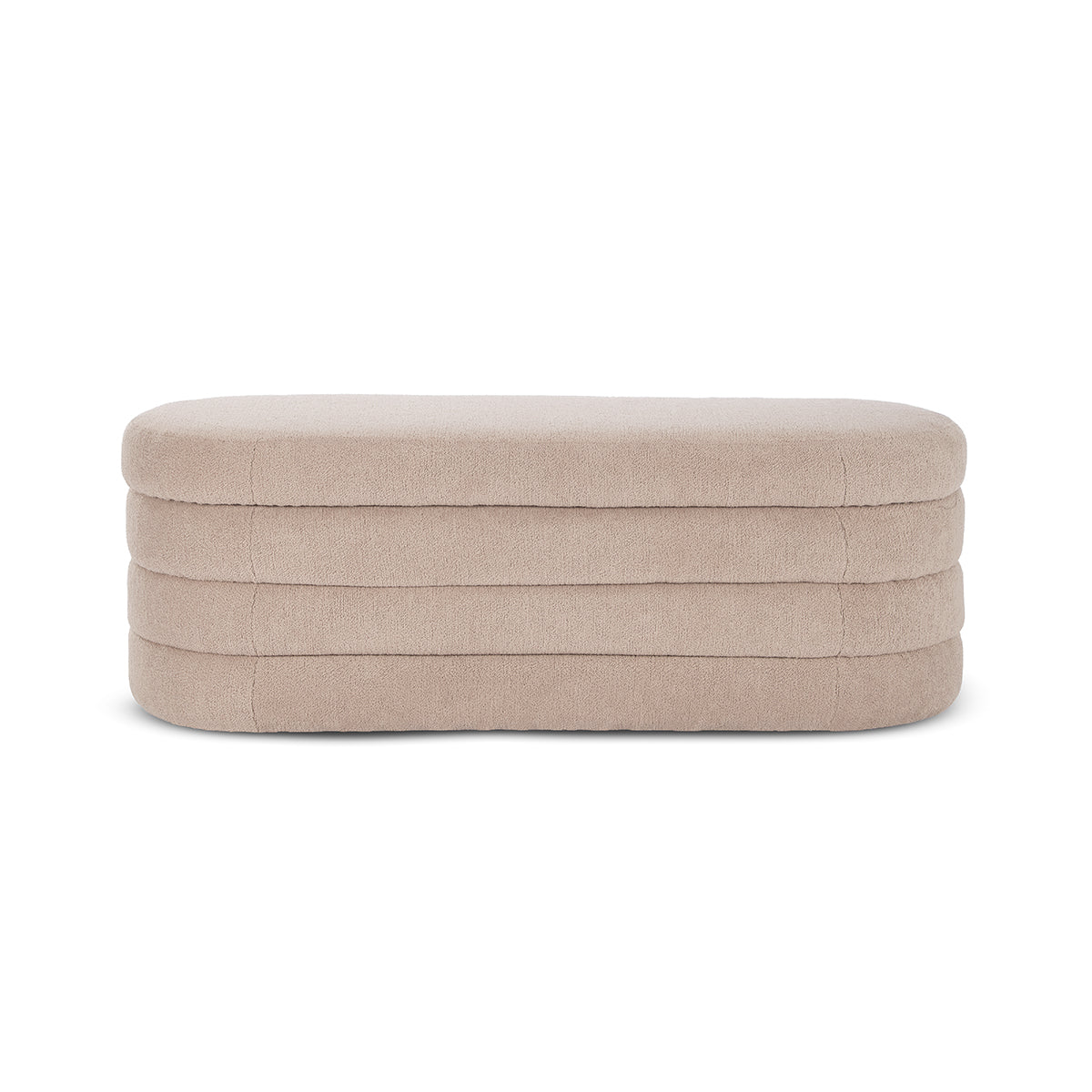 Mecca Oval Storage Ottoman