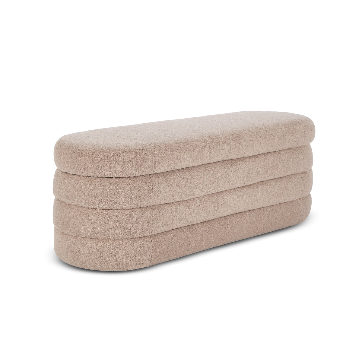 Mecca Oval Storage Ottoman