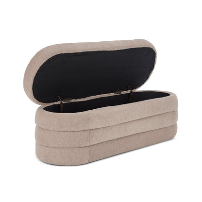 Mecca Oval Storage Ottoman