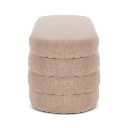 Mecca Oval Storage Ottoman