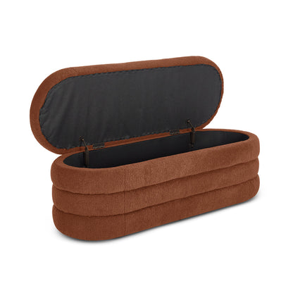 Mecca Oval Storage Ottoman