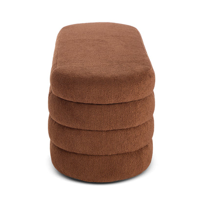 Mecca Oval Storage Ottoman