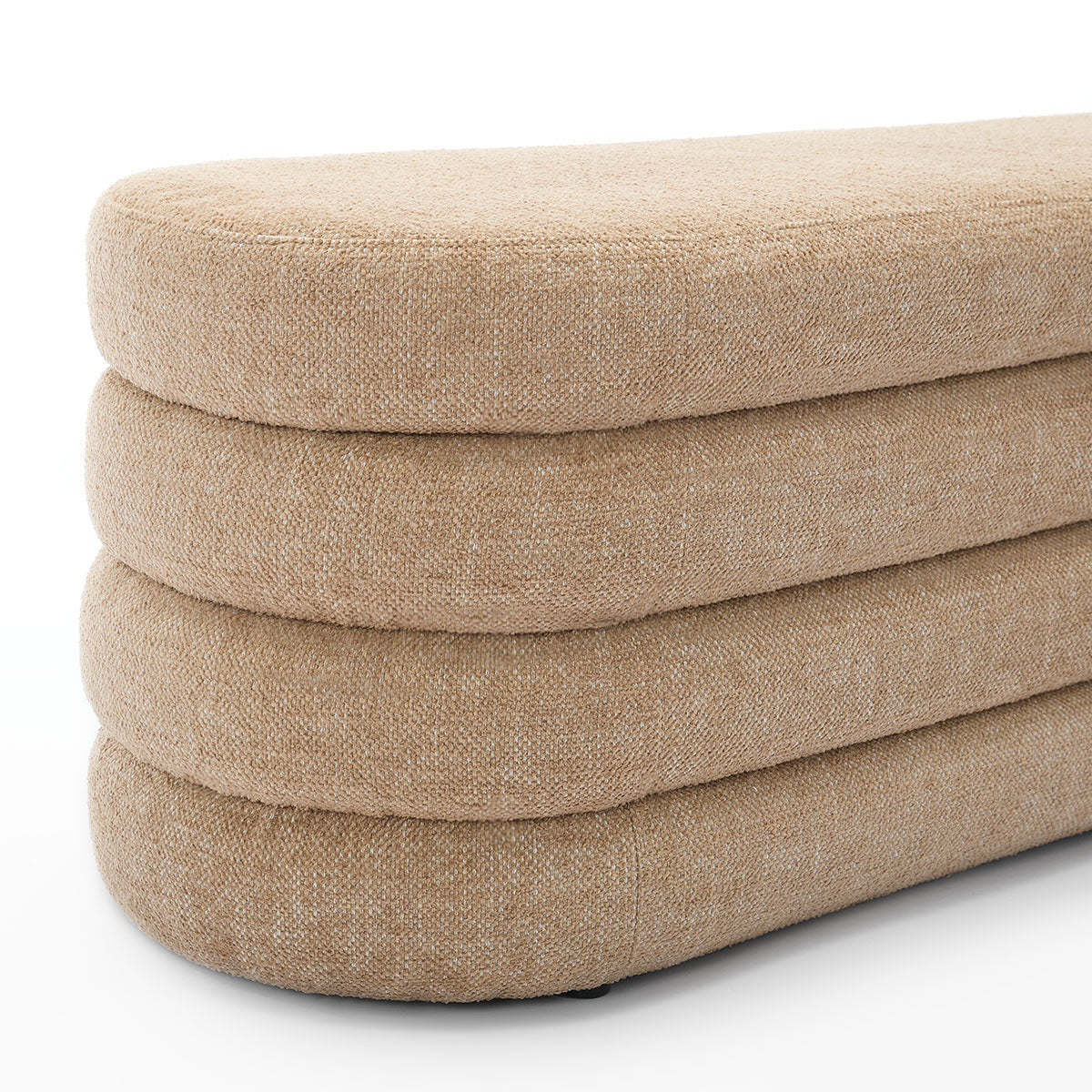 Mecca Oval Storage Ottoman