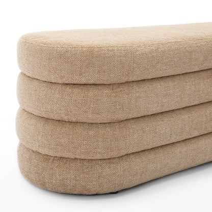 Mecca Oval Storage Ottoman