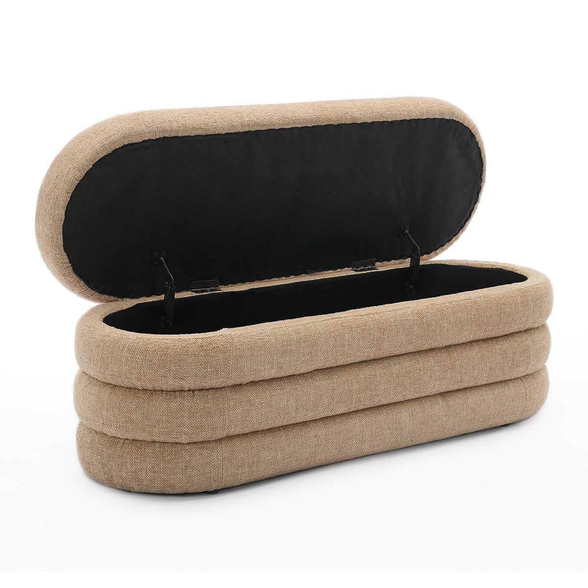 Mecca Oval Storage Ottoman