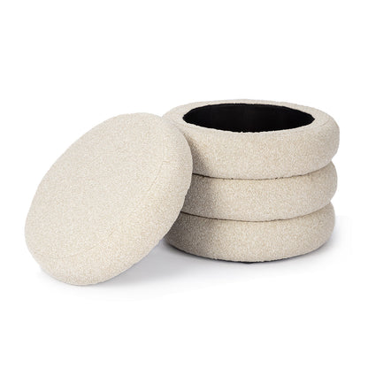 Mecca Round Storage Ottoman