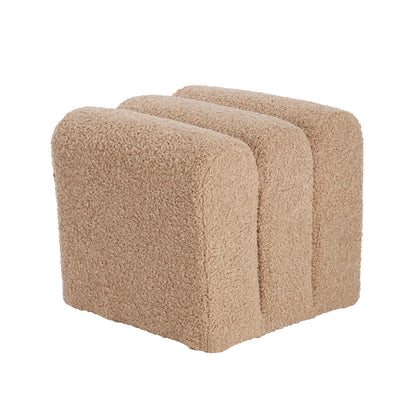 Naomi Fur Ottoman