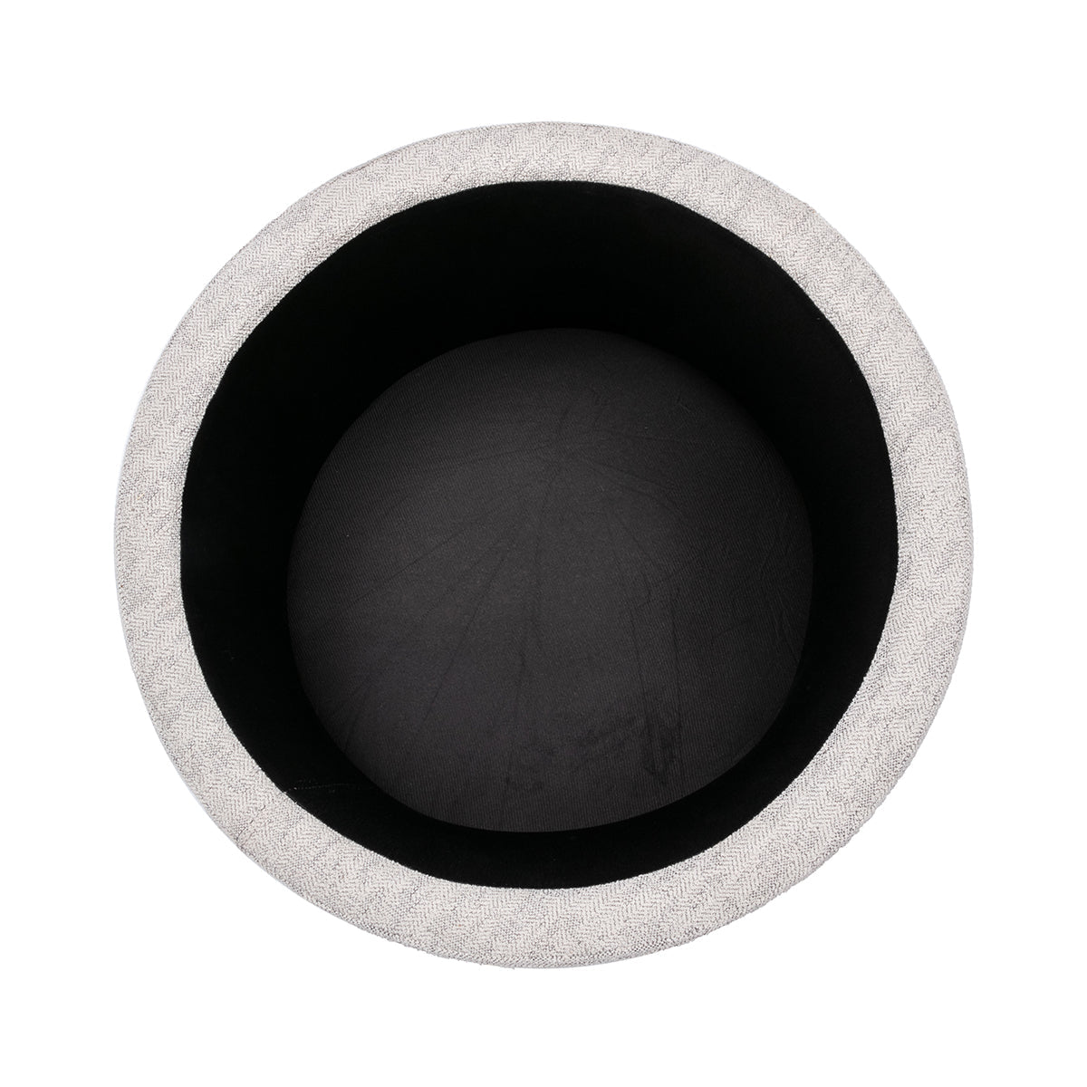 Zoe Timber Top Storage Ottoman (Large)