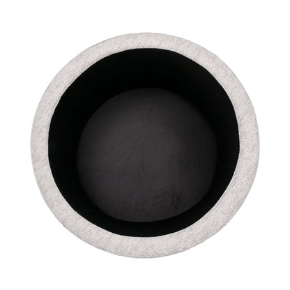 Zoe Timber Top Storage Ottoman (Large)