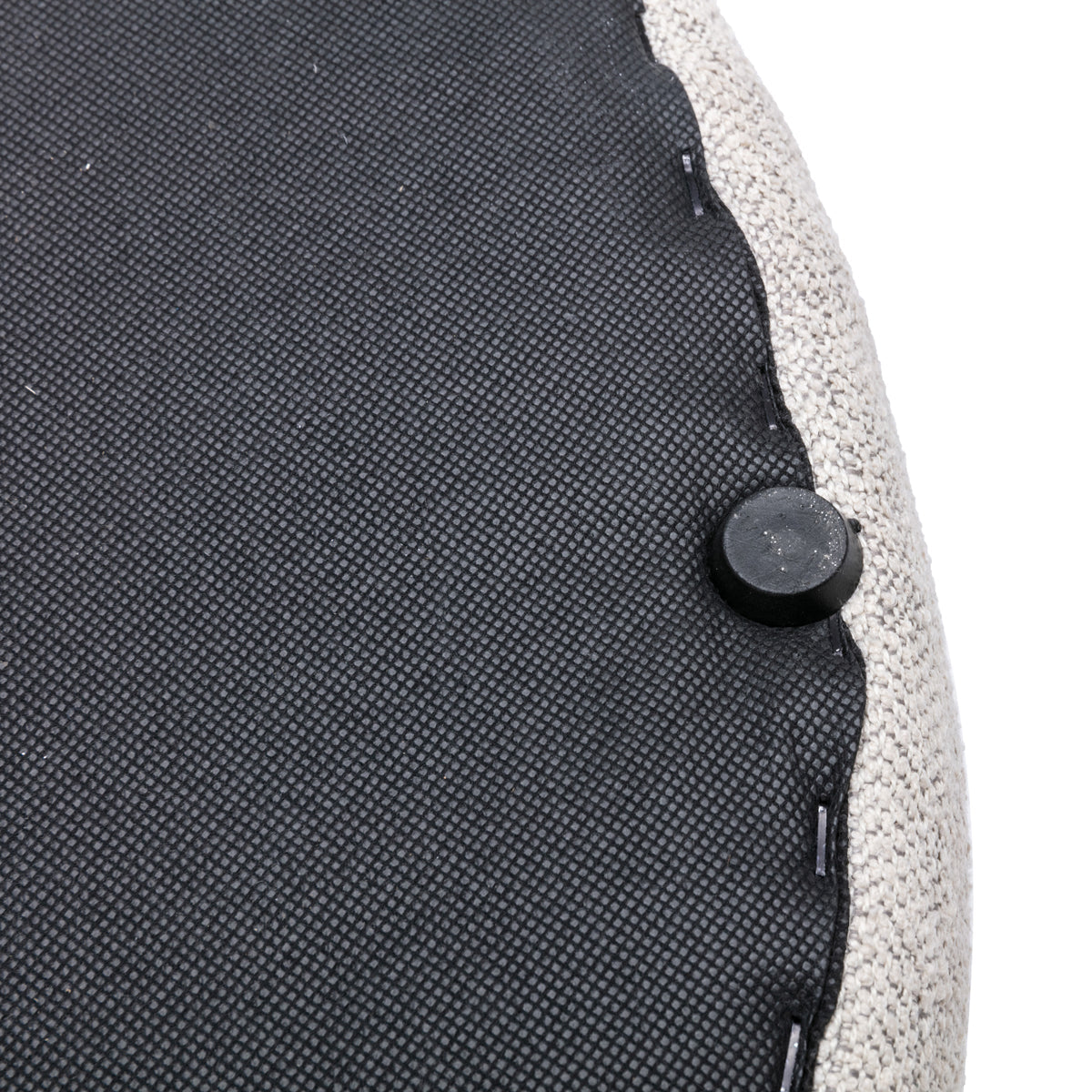 Zoe Timber Top Storage Ottoman (Large)