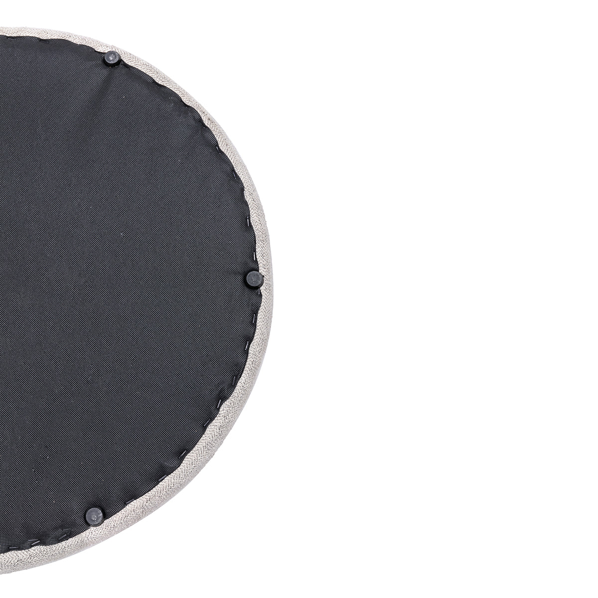 Zoe Timber Top Storage Ottoman (Large)