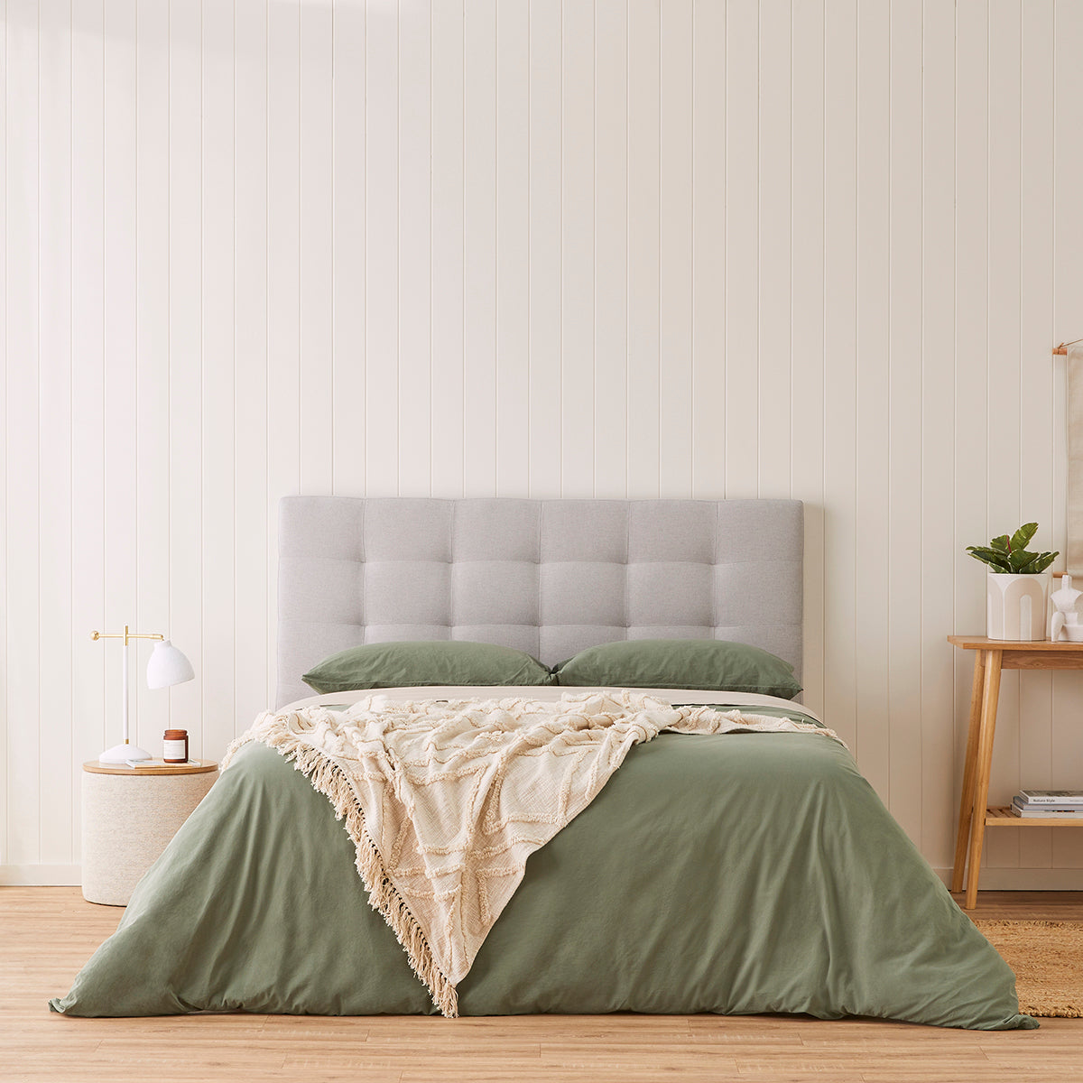 Zoe Timber Top Storage Ottoman (Small)