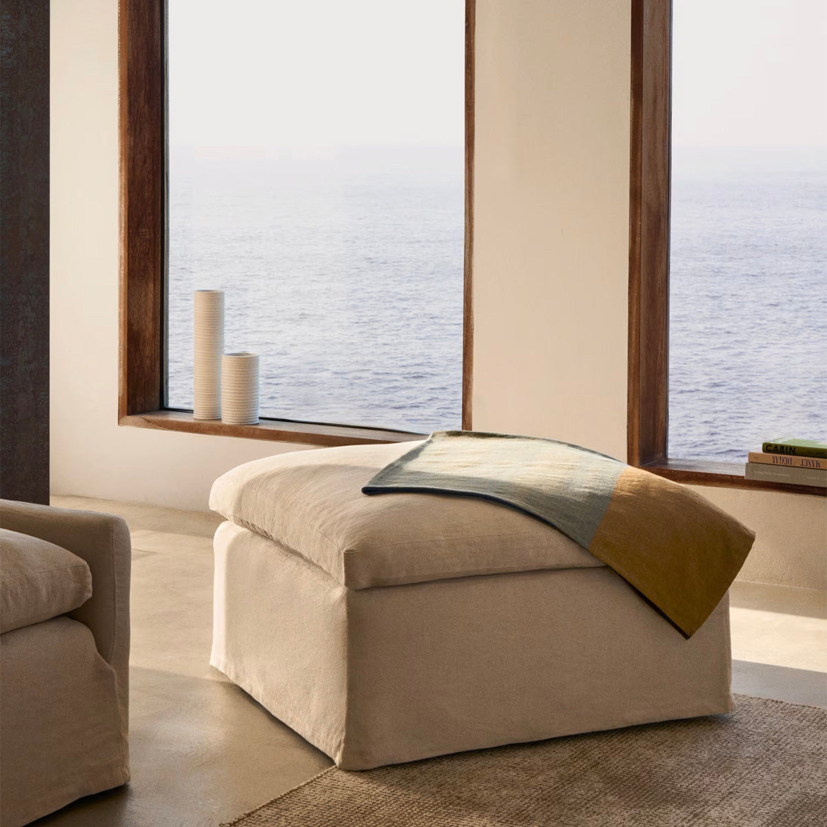 Zenira Ottoman & Cushion