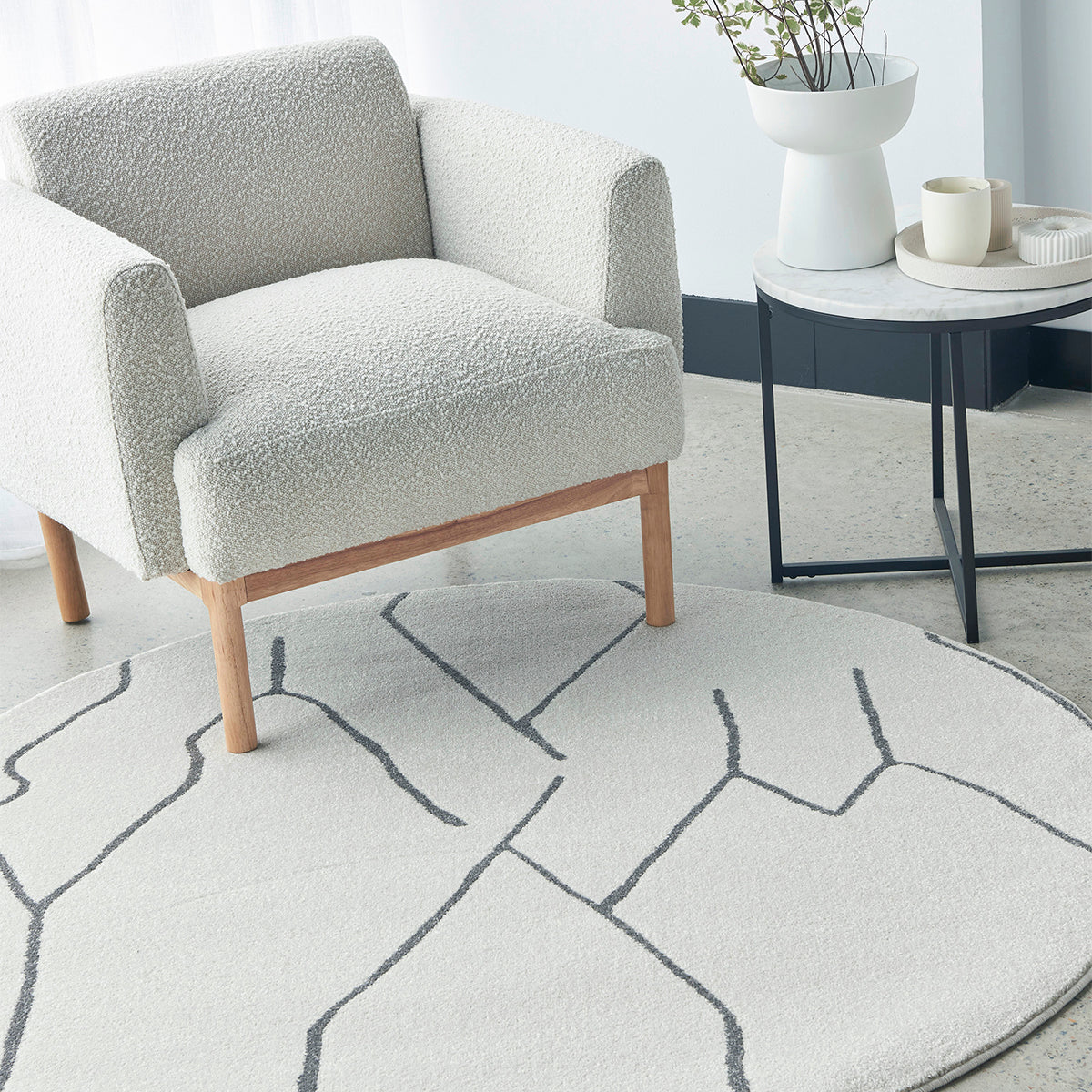 Paradise Ivy Round Rug