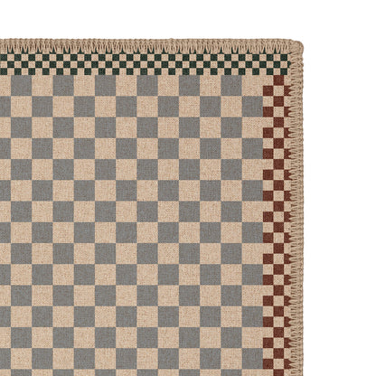 Checkered New Jute Rug