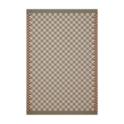 Checkered New Jute Rug