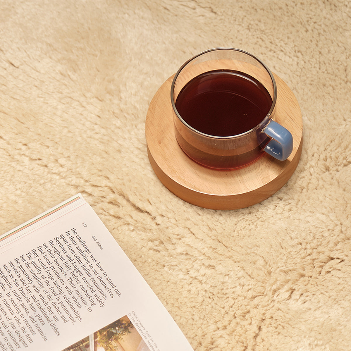 Nelson Washable Wool Fine Cut Pile Rug