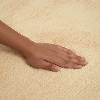 Nelson Washable Wool Fine Cut Pile Rug
