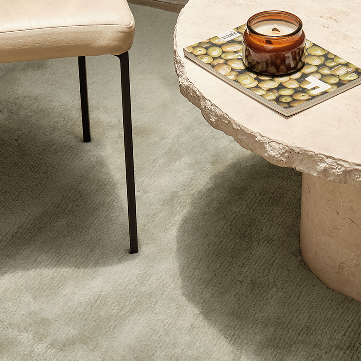 Nelson Washable Wool Fine Cut Pile Rug