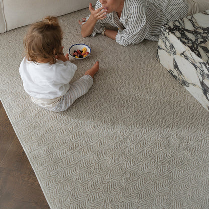 Peace Vegan Shearling Washable Rug