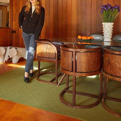 Peace Vegan Shearling Washable Rug