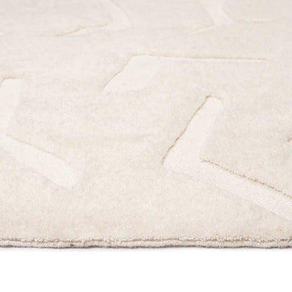 Akkira Abstract Washable Wool Rug