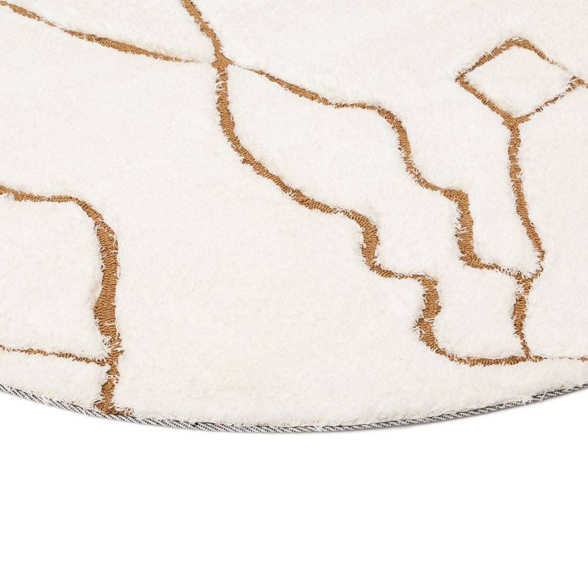 Alayna Tribal Round Shag Rug