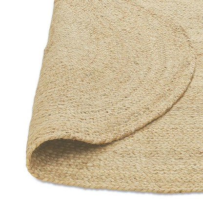 Amber Braided Oval Jute Rug