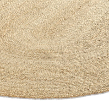 Amber Braided Oval Jute Rug