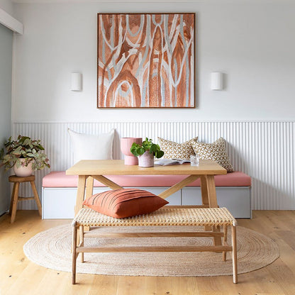 Amber Braided Oval Jute Rug