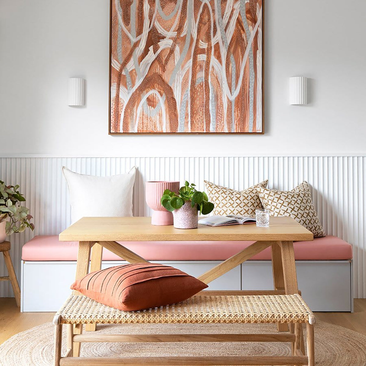 Amber Braided Oval Jute Rug