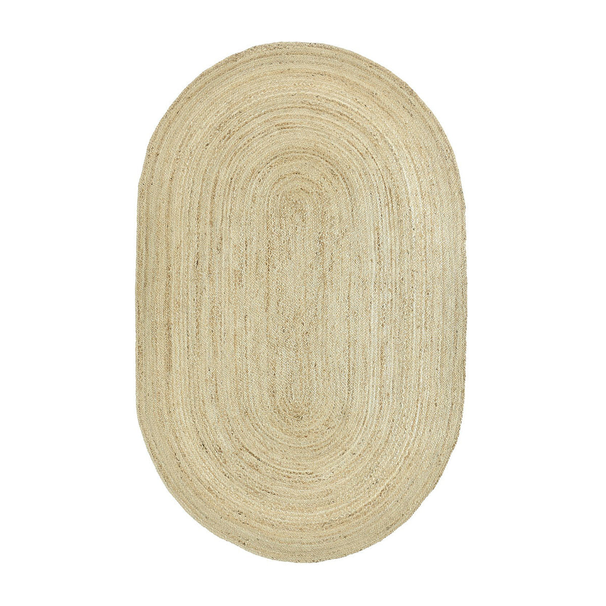 Amber Braided Oval Jute Rug