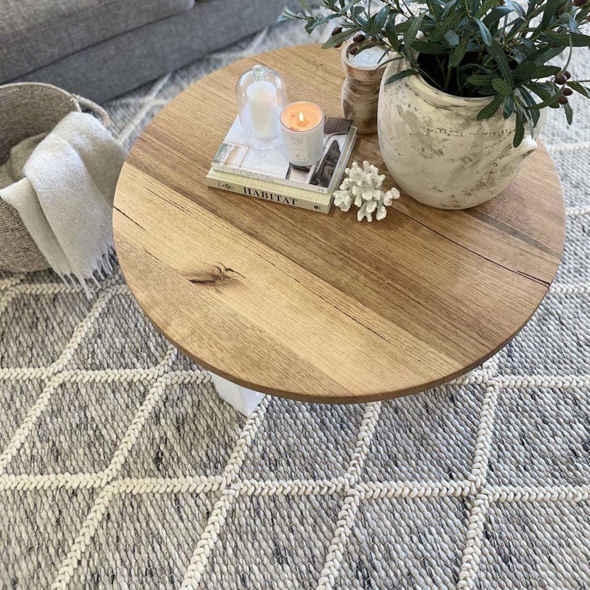 Anja Lattice Wool Rug