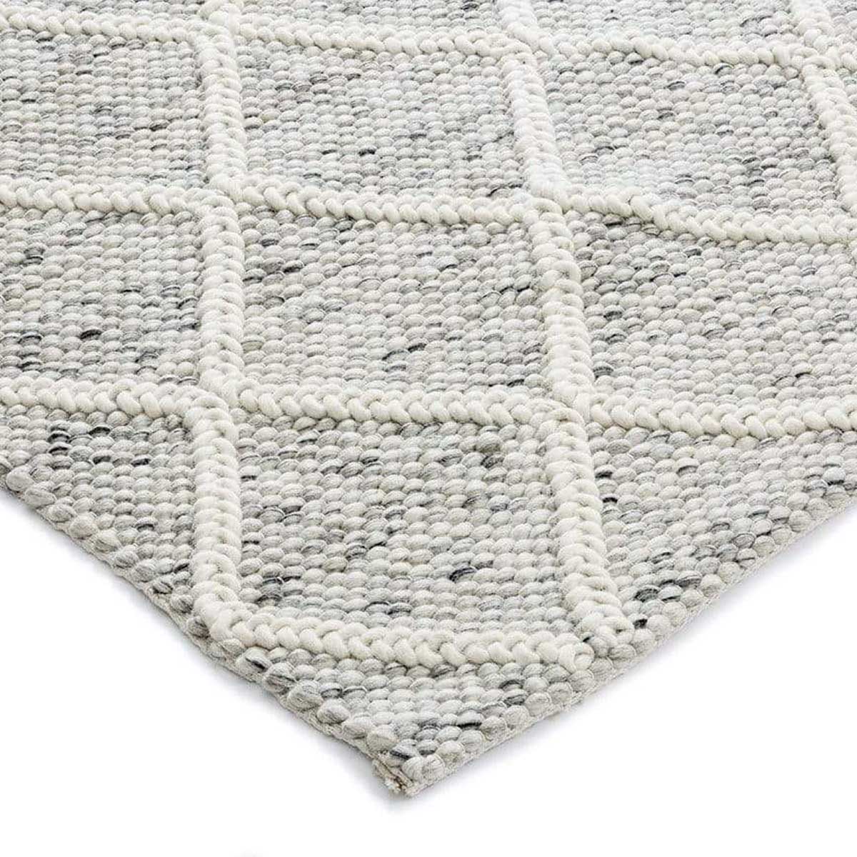 Anja Lattice Wool Rug