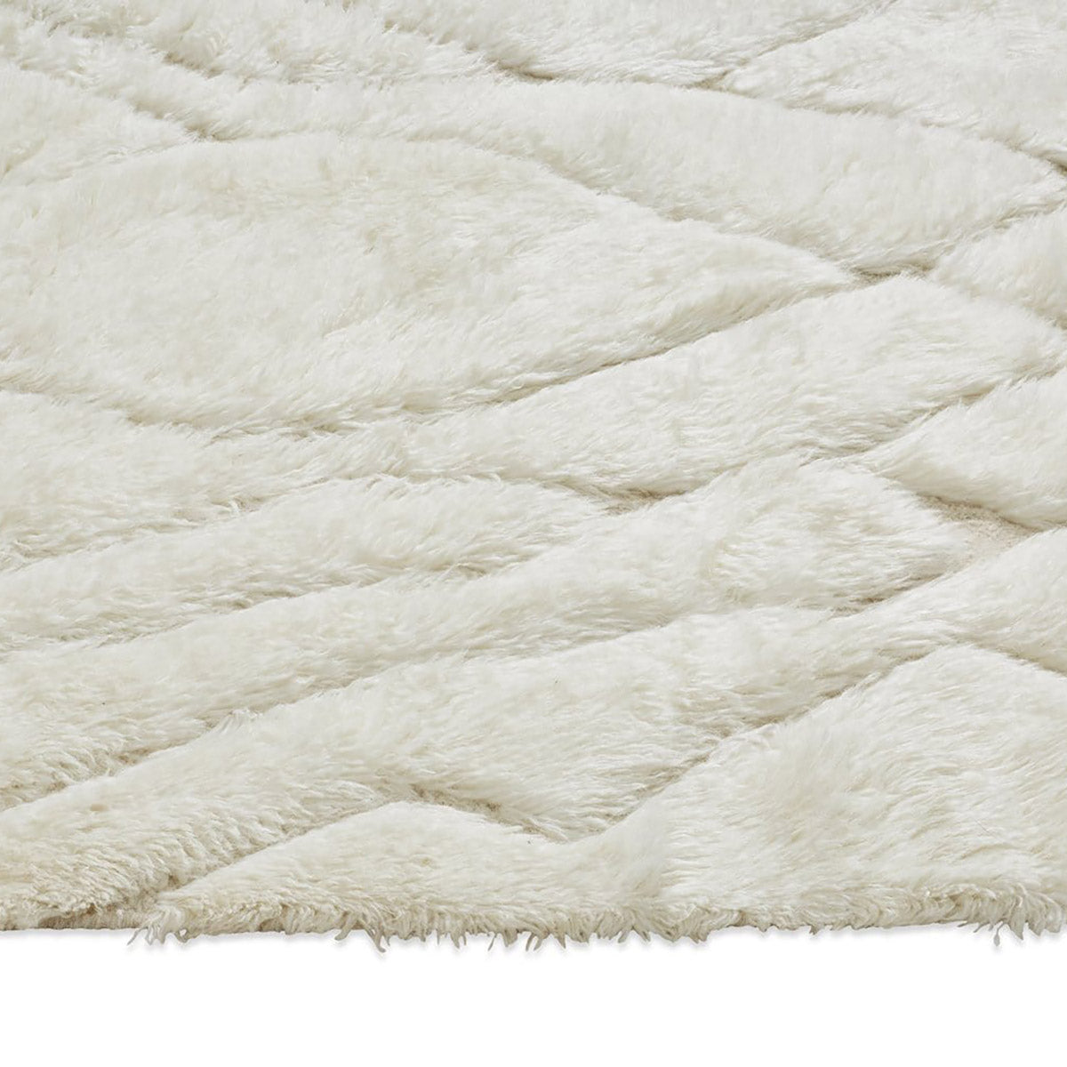 Ashanti Tribal Pattern Berber Wool Shag Rug