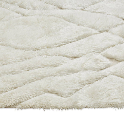 Ashanti Tribal Pattern Berber Wool Shag Rug