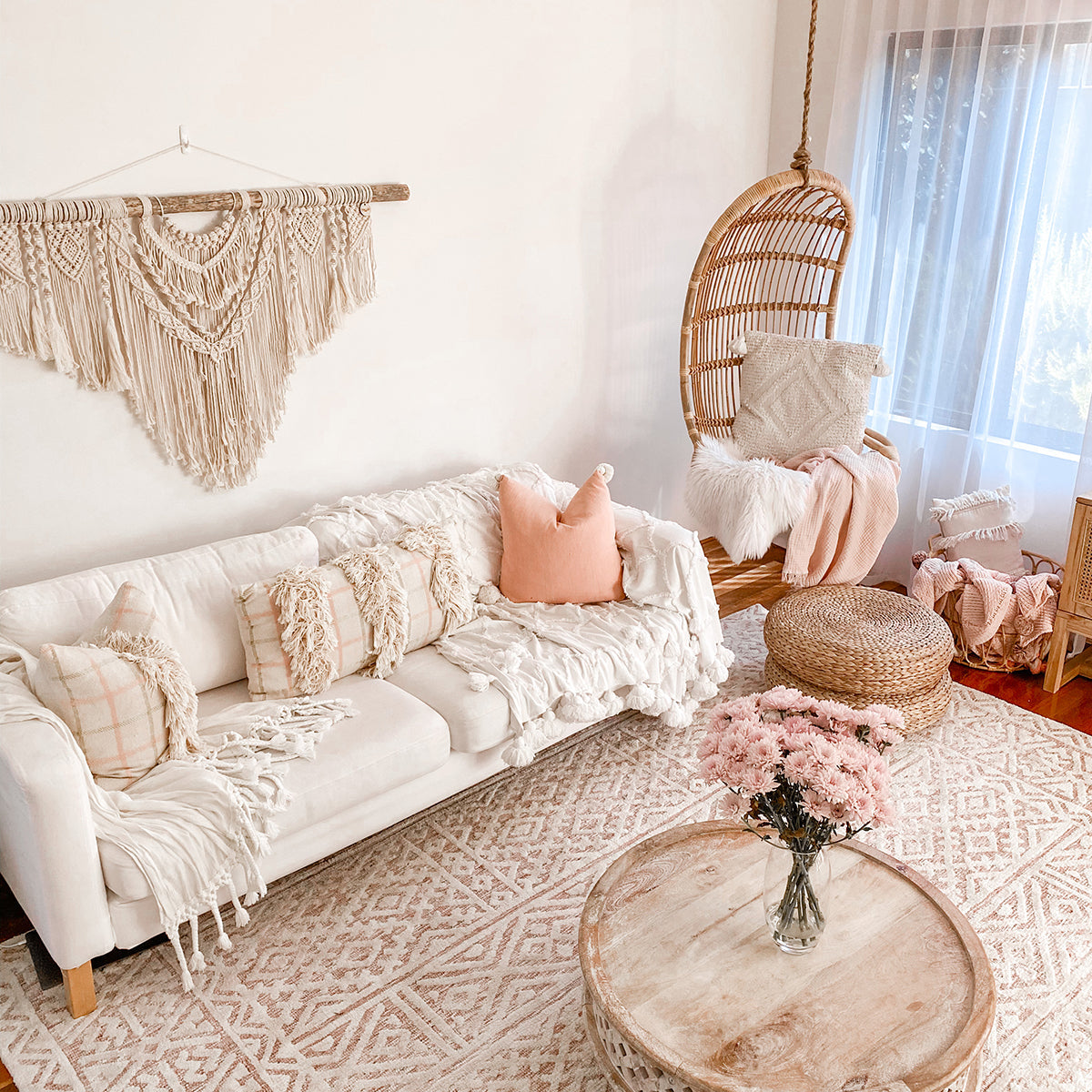 Bobbie Textured Tribal Rug