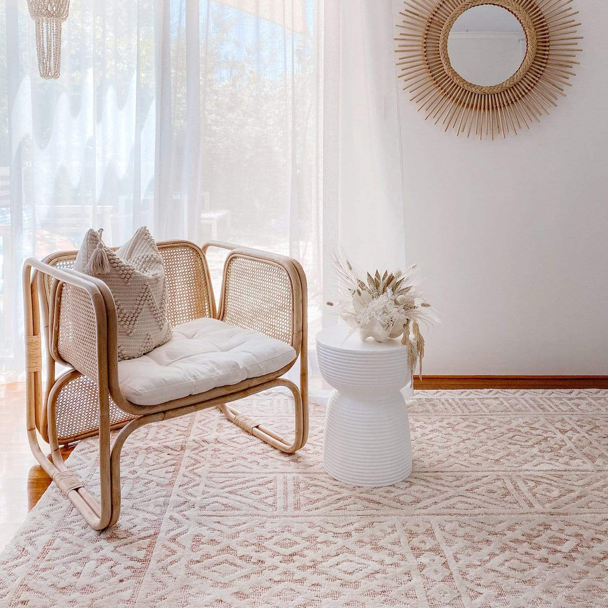 Bobbie Textured Tribal Rug