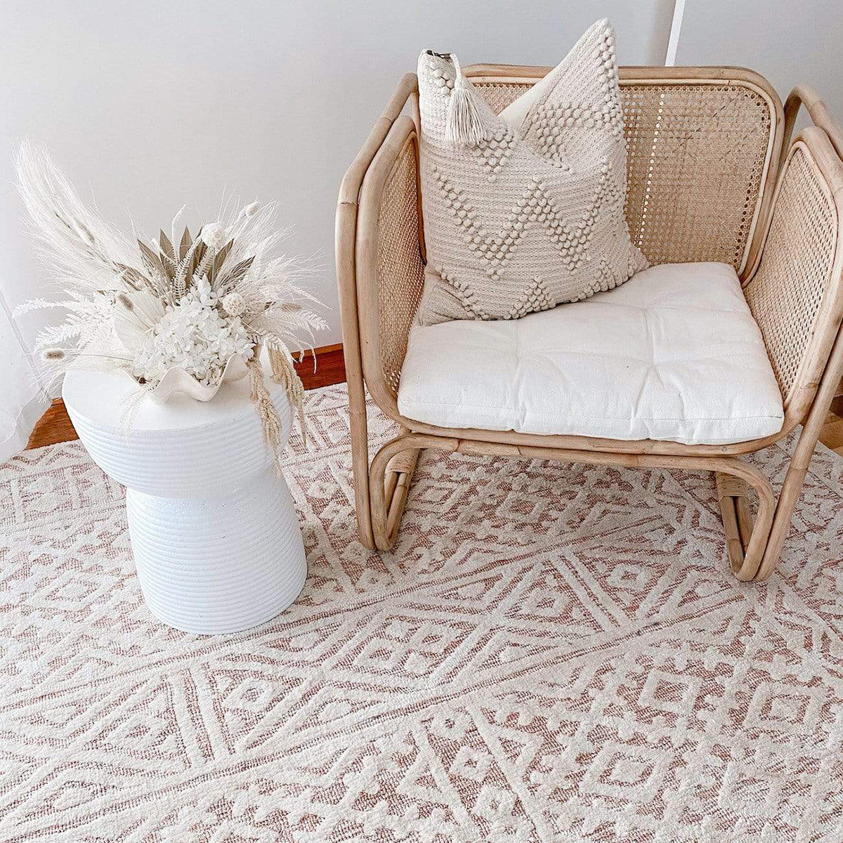 Bobbie Textured Tribal Rug