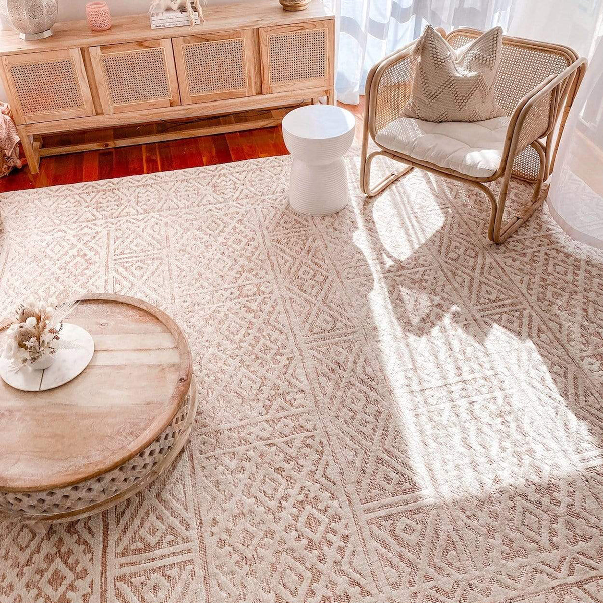 Bobbie Textured Tribal Rug