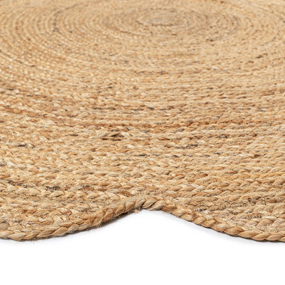 Celeste Scalloped Jute Round Rug