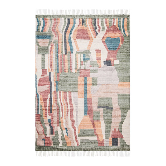 Fern Abstract Tribal PET Rug