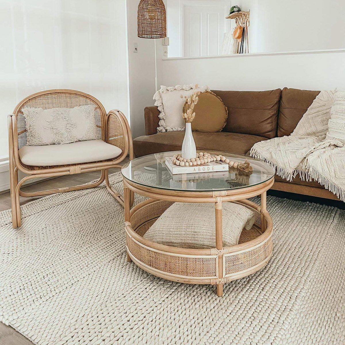 Fleur Braided and Looped Rug