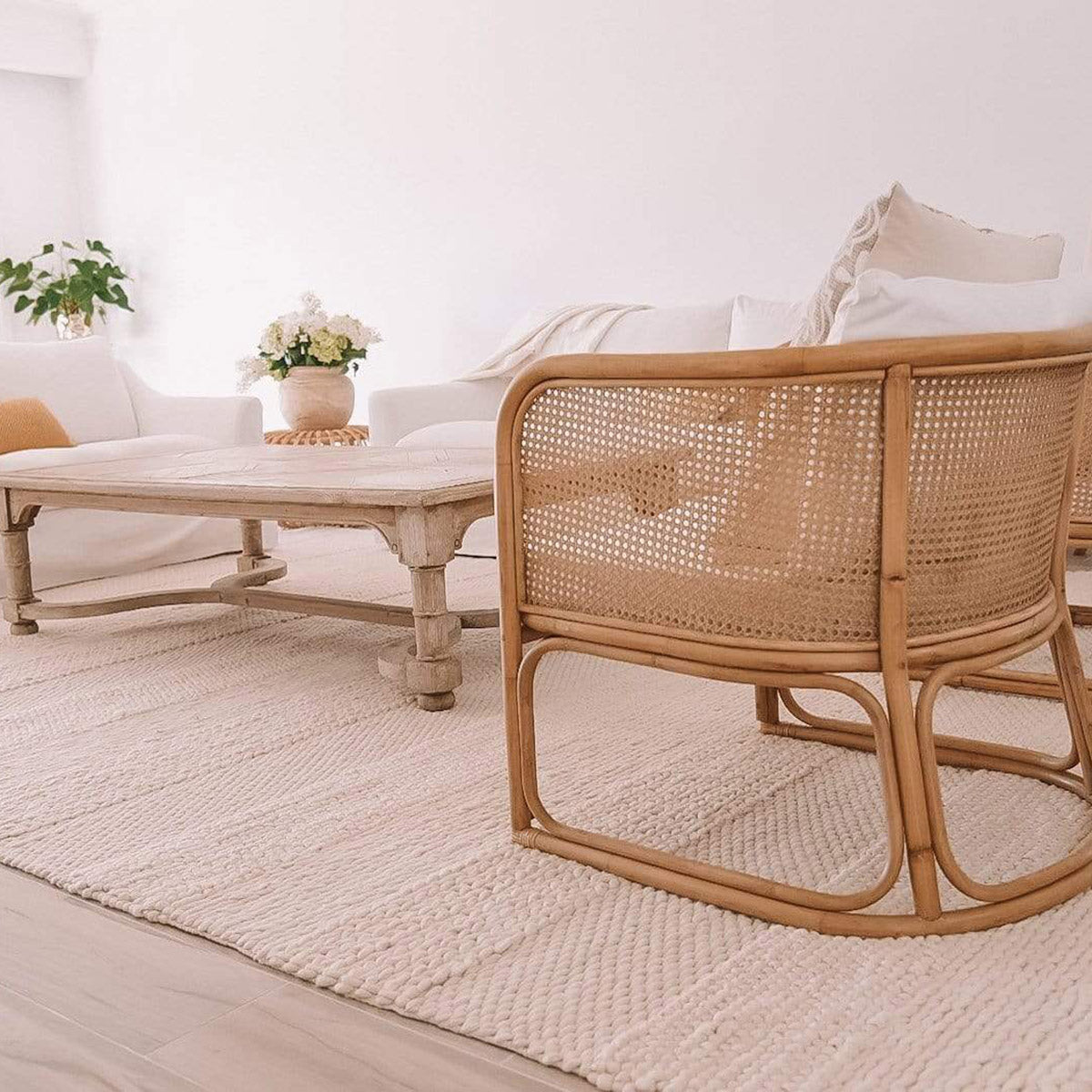 Fleur Braided and Looped Rug