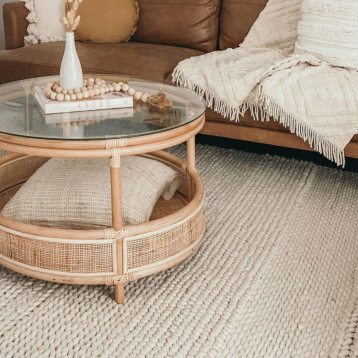 Fleur Braided and Looped Rug