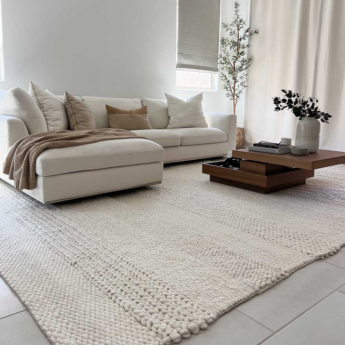 Fleur Braided and Looped Rug