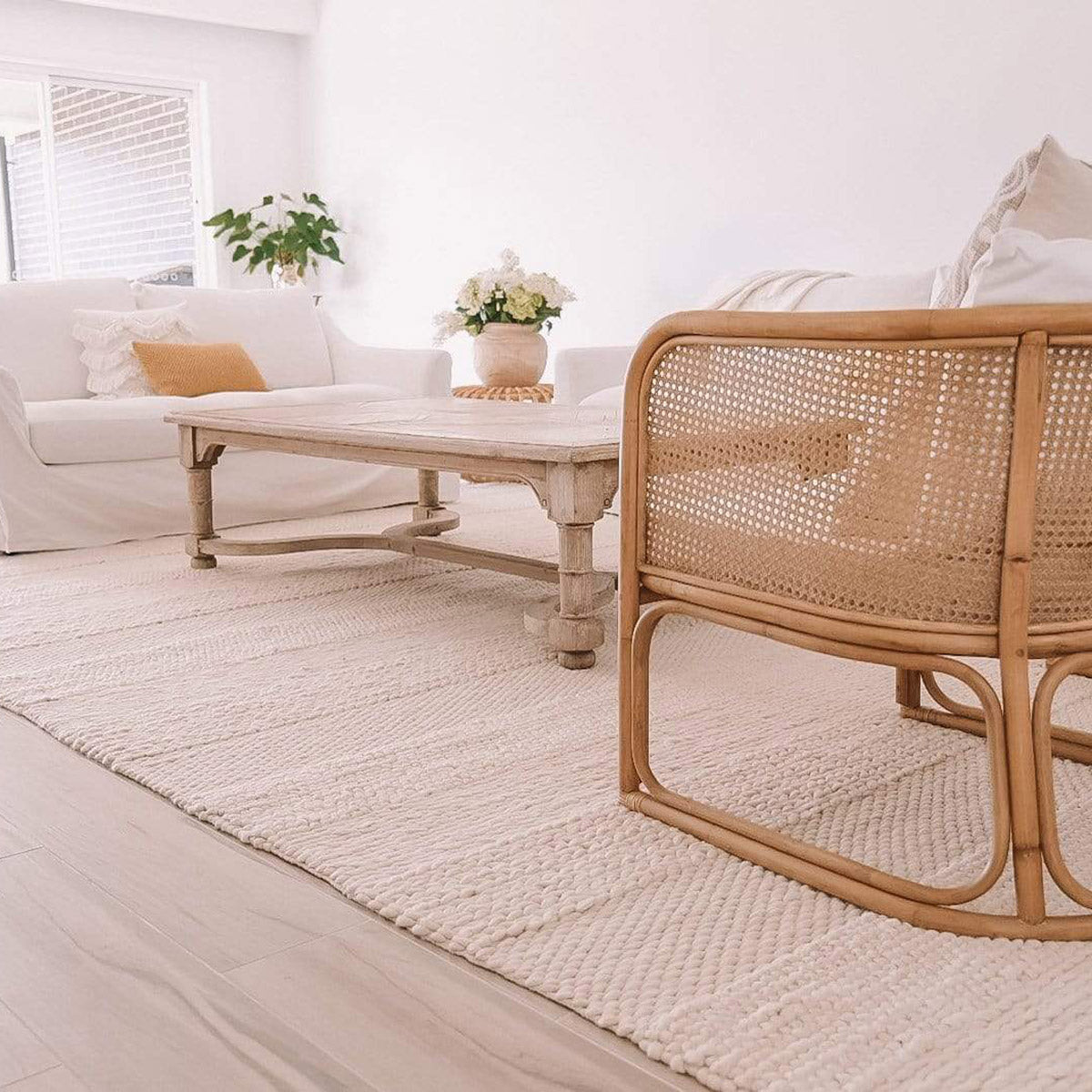 Fleur Braided and Looped Rug