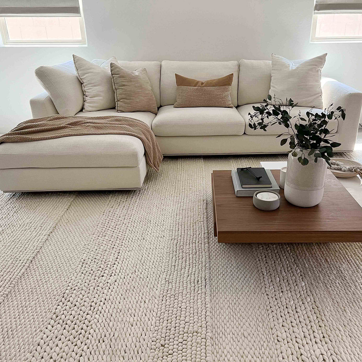 Fleur Braided and Looped Rug