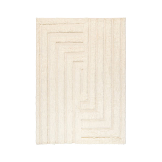 Fontana Abstract Textured Wool Rug