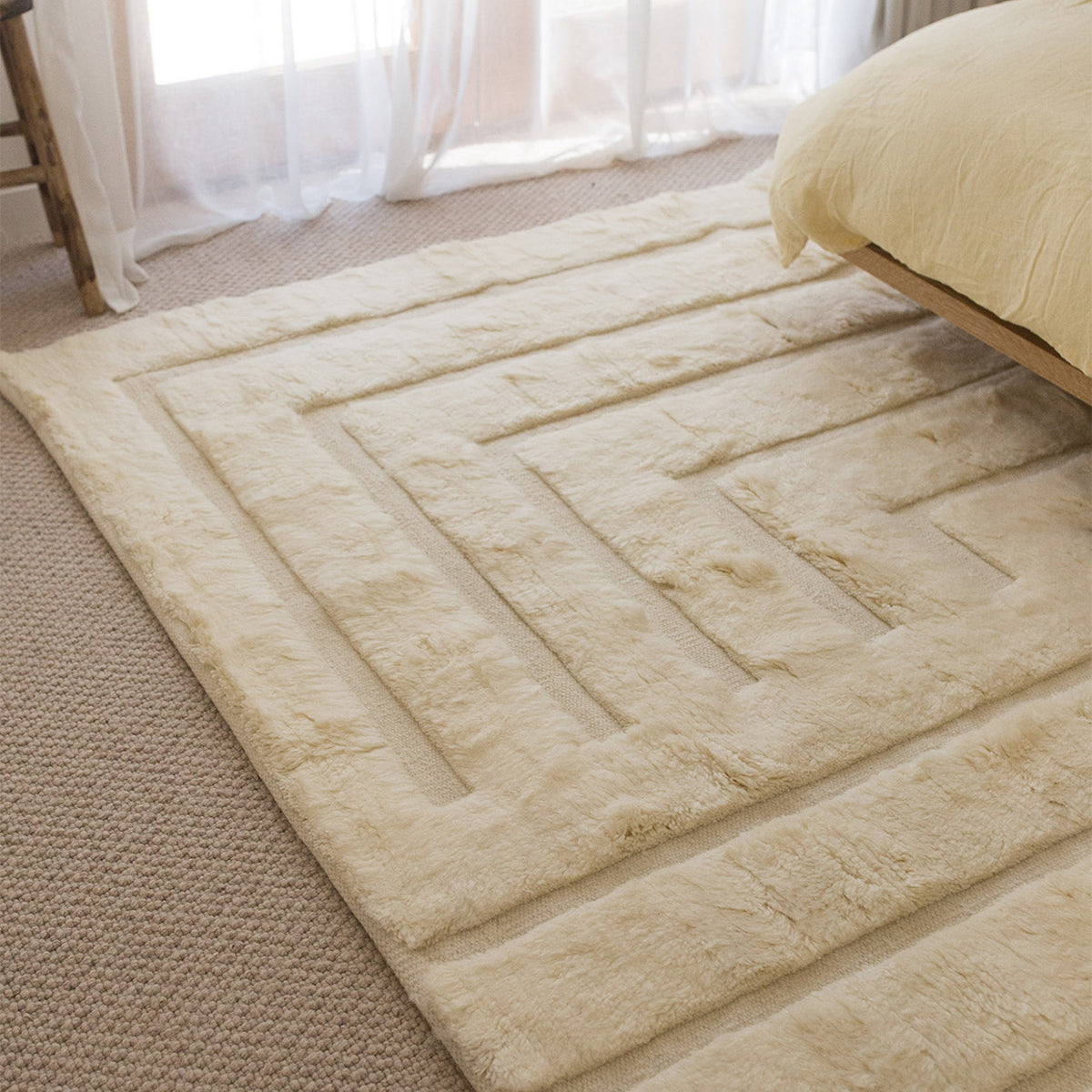 Fontana Abstract Textured Wool Rug